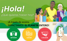 ecoins, reciclaje, lanzamiento